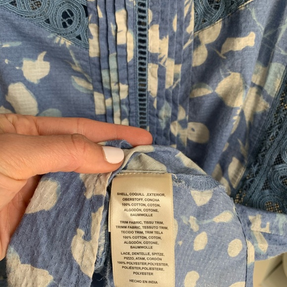 Anthropologie sleeveless blouse size 2 - Picture 6 of 8